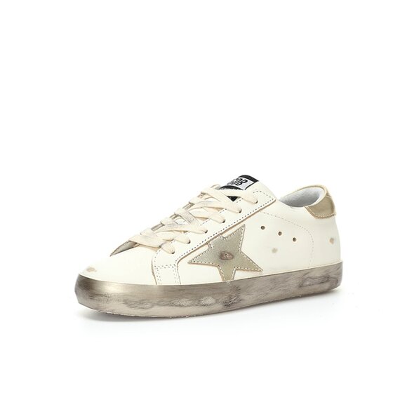 Golden Goose Unisex Brown Heel Panel Low - Top Sneakers - Picture 2 of 8